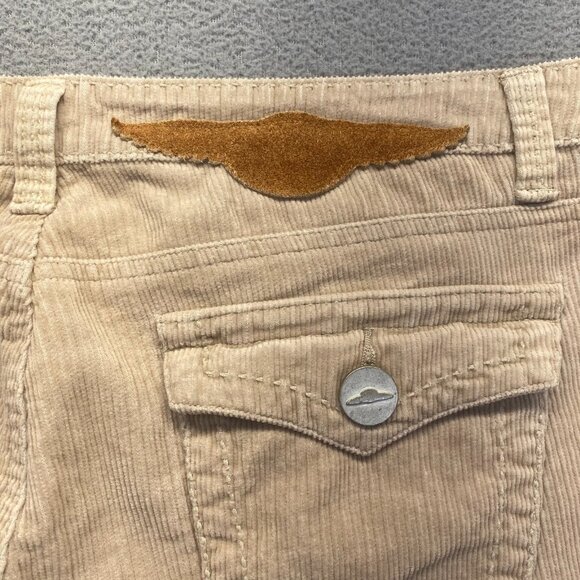 BCBGMAXAZRIA Women's Corduroy Pants Size 29,Beige,Stretch - Picture 8 of 14